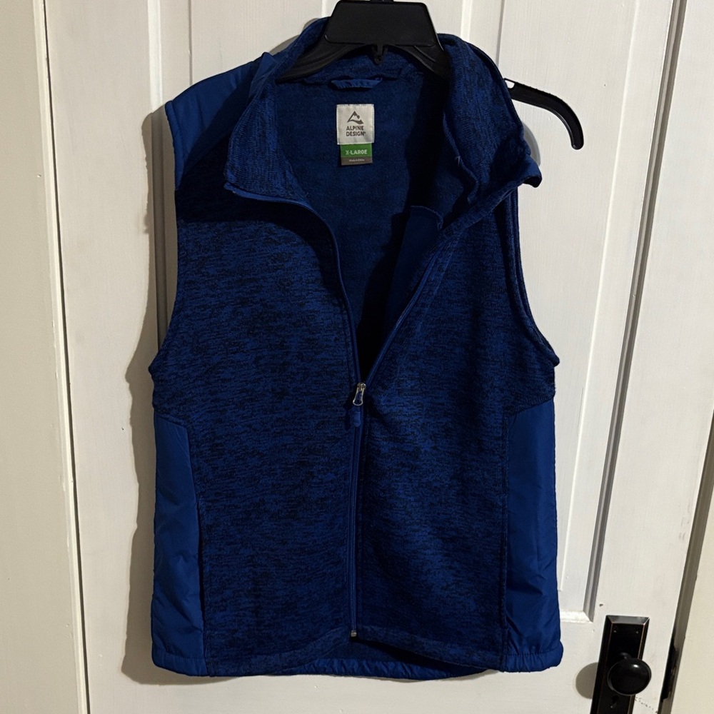 Alpine‎ Design Navy Fleece Vest Size XL